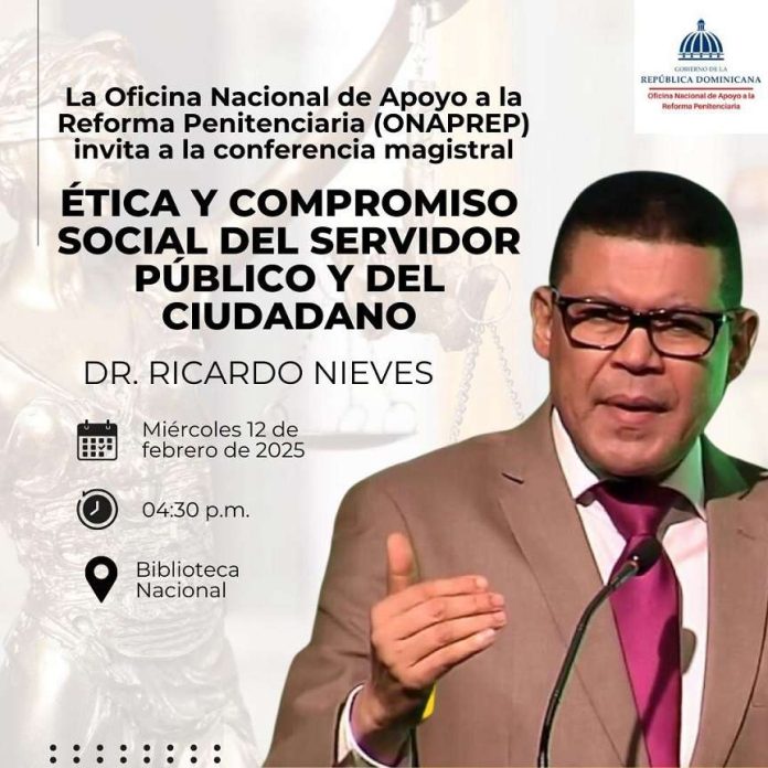 ONAPREP Realiza Conferencia Magistral sobre Ética y Compromiso Social