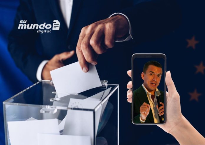 Noboa espera que se prohíba votar con el celular en mano en la segunda vuelta en Ecuador