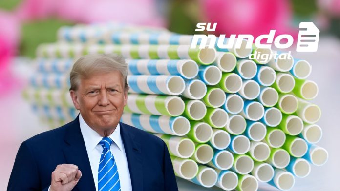 Trump ordenó por decreto volver a los sorbetes de plástico