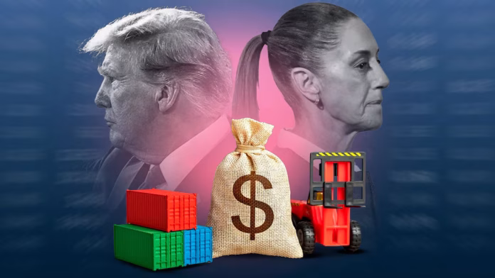 Claudia Sheinbaum y Donald Trump anuncian pausa en aranceles tras llamada telefónica