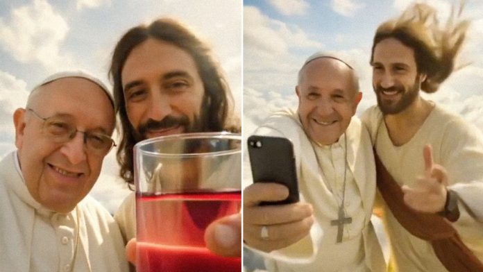 El encuentro entre el papa Francisco y Jesús que se viralizó en las redes