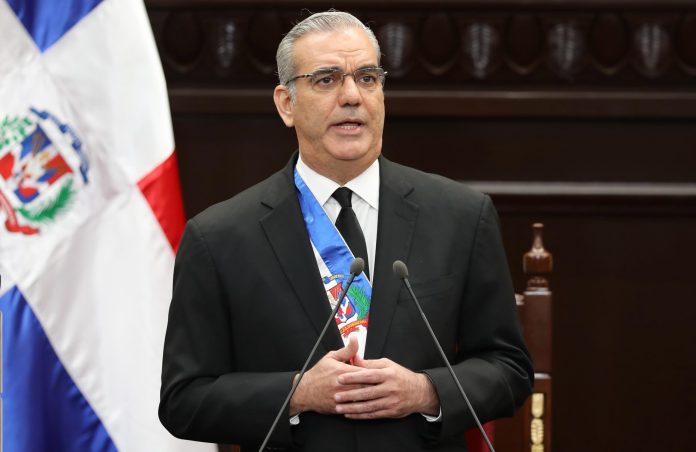 El presidente dominicano, Luis Abinader