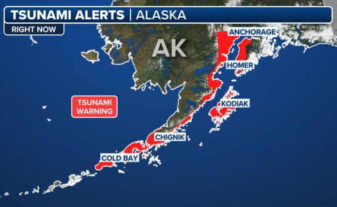 advertencia de tsunami