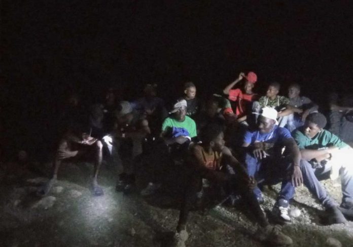 Detienen grupo de haitianos indocumentados ocultos en matorrales en Azua