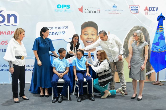 Salud Pública inicia jornada nacional de vacunación contra VPH, difteria y tétanos en escolares