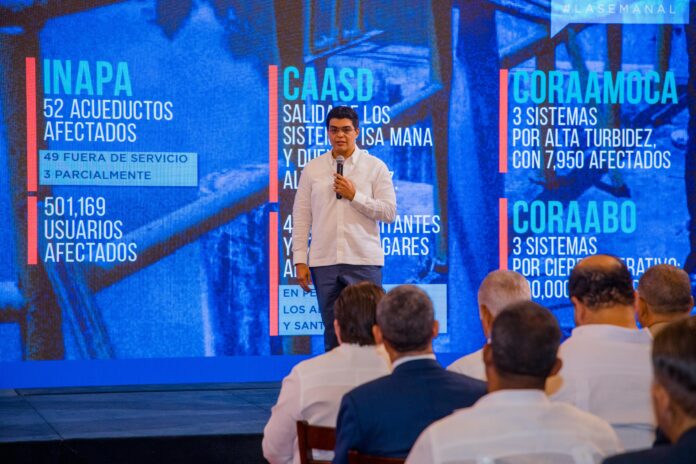 “Los sistemas estuvieron operando normalmente durante el proceso de lluvias. Solo tuvimos algunas afectaciones leves en el Acueducto Duey, que abastece a Los Alcarrizos, Pedro Brand y Pantoja”, detalló Suberví.