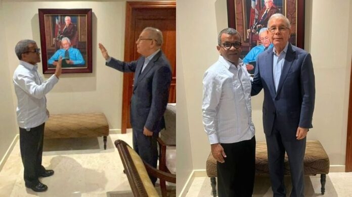 Fajardo se comprometió ante el Presidente del PLD a respetar los Estatutos y Reglamentos de la organización política y a someter su vida y conducta a los lineamientos partidarios.