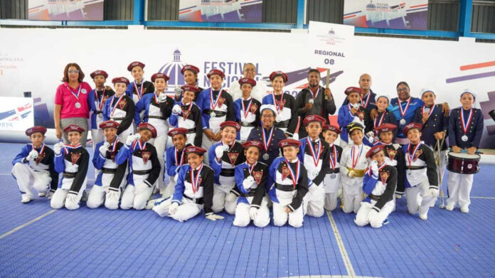 Puerto Plata revalida campeonato en el Festival Nacional de Marcha Escolar 2025