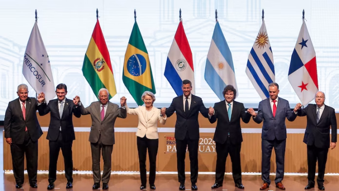 Mercosur y la Unión Europea sellaron hoy un histórico acuerdo en Paraguay