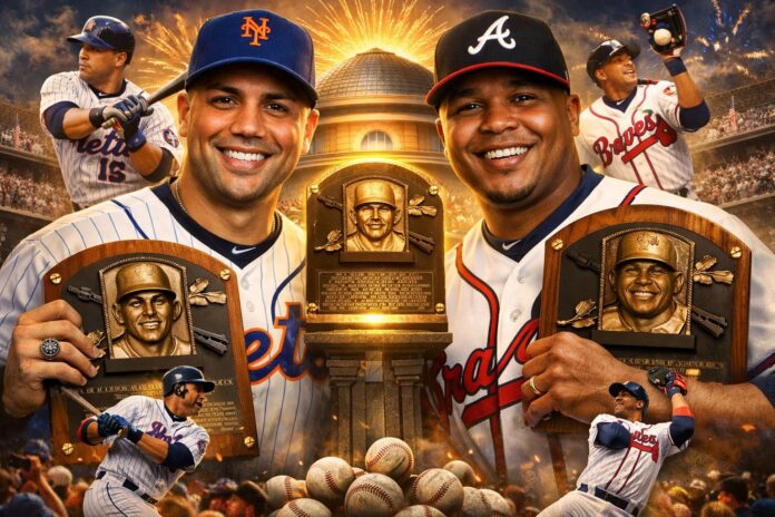 Beltrán alcanzó el mayor honor individual del béisbol en su cuarto año en la boleta, mientras que Jones logró la exaltación en su noveno intento.