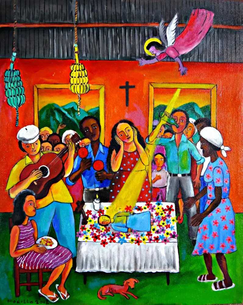 Baquiní ' Obra del Pintor Dominicano José Morillo
