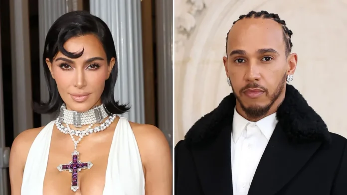 Kim Kardashian y Lewis Hamilton salen de manera 