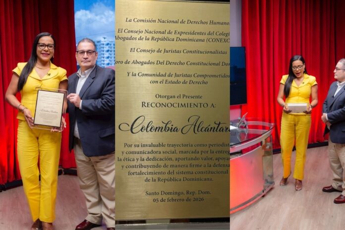 Colombia Alcántara es reconocida por juristas por su trayectoria periodística