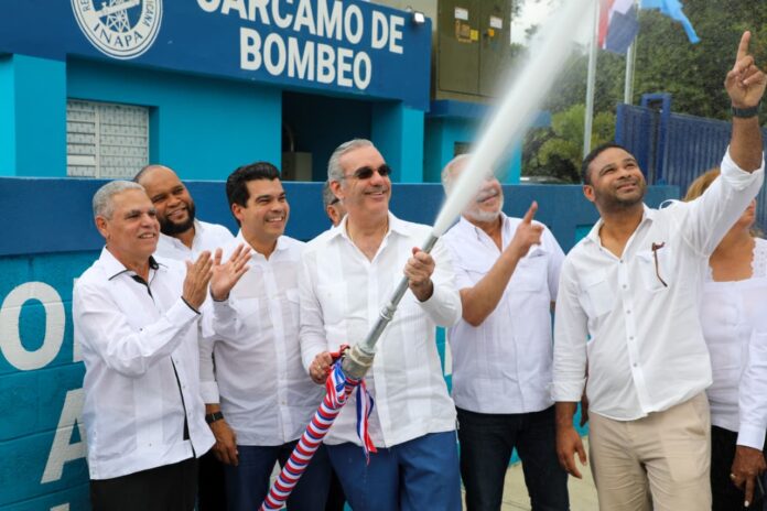 Abinader inaugura ampliación del acueducto de Villa Altagracia; beneficiará a más de 73,000 habitantes