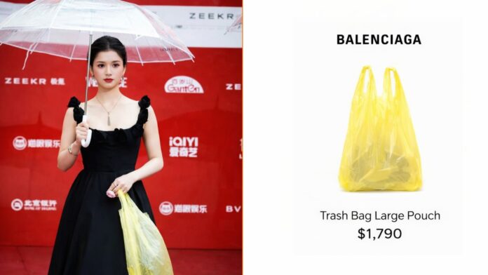 Creyeron que era un bolso de lujo de Balenciaga… pero la verdad detrás de la bolsa amarilla se volvió viral