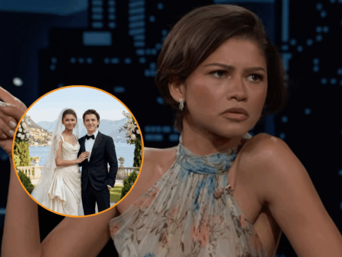 Zendaya desmiente con humor rumores de boda con Tom Holland tras imágenes falsas