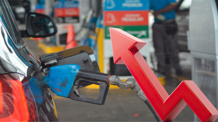 Aumentan los combustibles hasta RD$5.00 por galón para la próxima semana