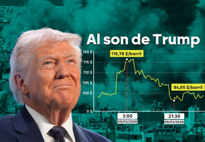La medida de Trump fue anunciada mientras el conflicto en Oriente Medio continúa escalando en el estrecho de Ormuz, clave para un 20 % del suministro de petróleo mundial y buena parte del gas natural.