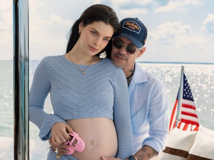 Marc Anthony y Nadia Ferreira anuncian que esperan una niña