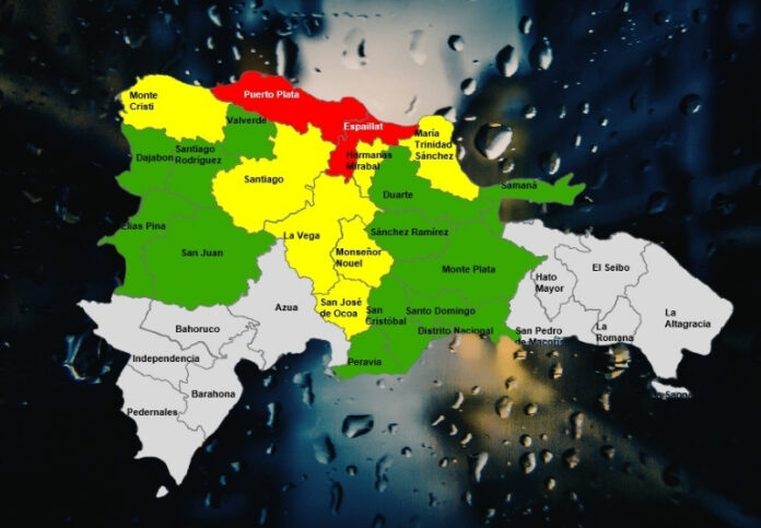 Lluvias fuertes y ráfagas de viento: COE pone dos provincias en máxima alerta