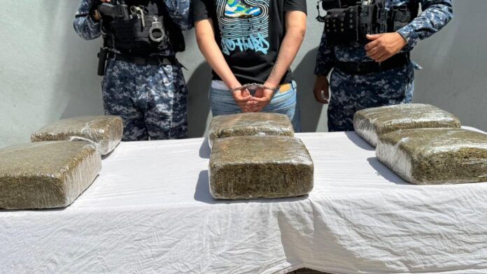 Policía ocupa seis paquetes de presunta marihuana y detiene a hombre en Capotillo