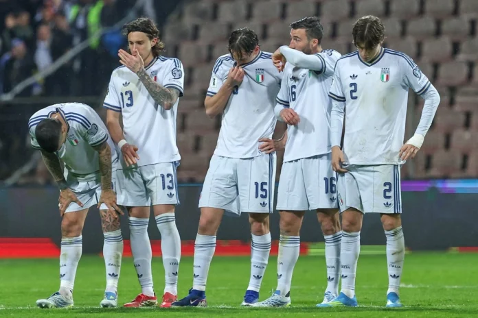 Italia se queda fuera del Mundial por tercera vez consecutiva