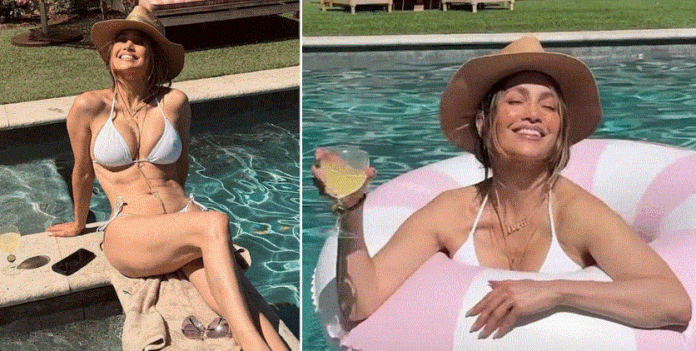 Jennifer Lopez presume figura atlética durante celebración familiar por Memorial Day