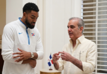 El presidente Luis Abinader envía mensaje de apoyo a Karl-Anthony Towns tras pase a la final de la NBA El presidente Luis Abinader envía mensaje de apoyo a Karl-Anthony Towns tras pase a la final de la NBA