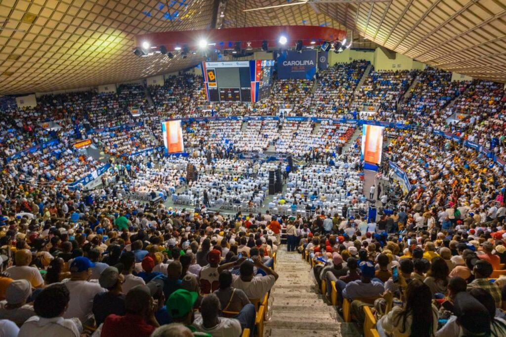 Acto del PRM realizado en la Gran Arena del Cibao