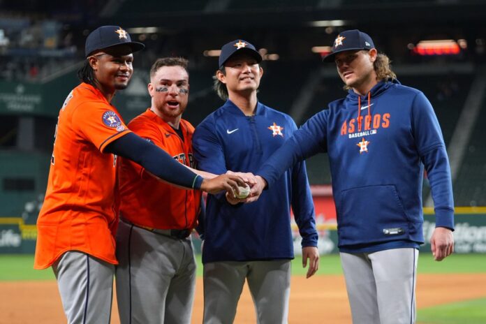 Noche de historia en Arlington: Los Astros sellan un no-hitter combinado con un debut de leyenda