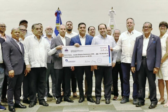 Previamente, la institución había entregado RD$743,650,000 en cuatro partidas dirigidas a los trabajos organizativos y de entrenamiento de los atletas dominicanos.