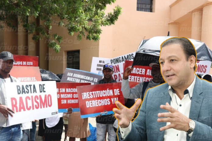 Abel Martínez arremete contra el Gobierno tras protesta haitiana frente al Palacio