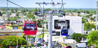 Alarma en el sistema obliga a suspender tramo del Teleférico de Santo Domingo