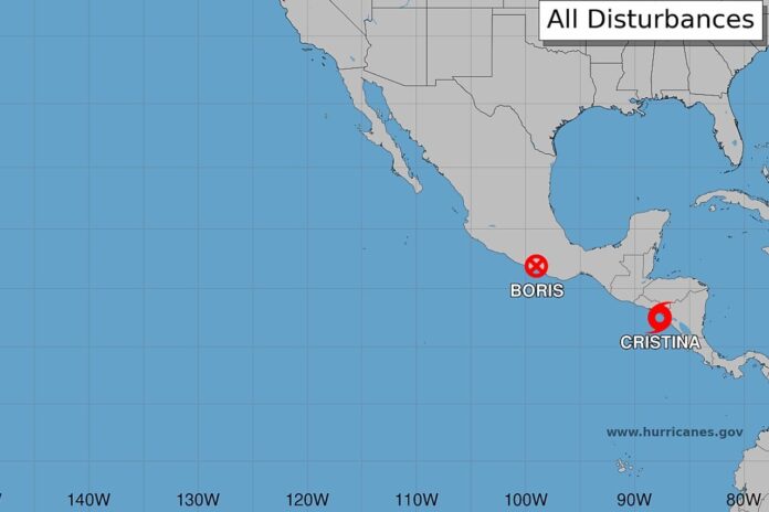 Tormenta tropical Boris se debilita y baja a presión remanente en el sur de México