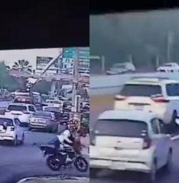 Motoconchista lanza piedra a autobús en plena Kennedy y queda captado en video El incidente se habría originado luego de un roce de tránsito ocurrido minutos antes entre el conductor de la motocicleta y el autobús involucrado.